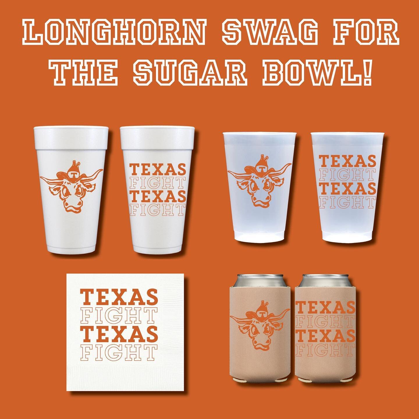 #itsworthnoting the Longhorns are headed to the Sugar Bowl!  Get your game day swag on our website!  Link in bio!  Email us for shipping inquiries!  #hookemhorns