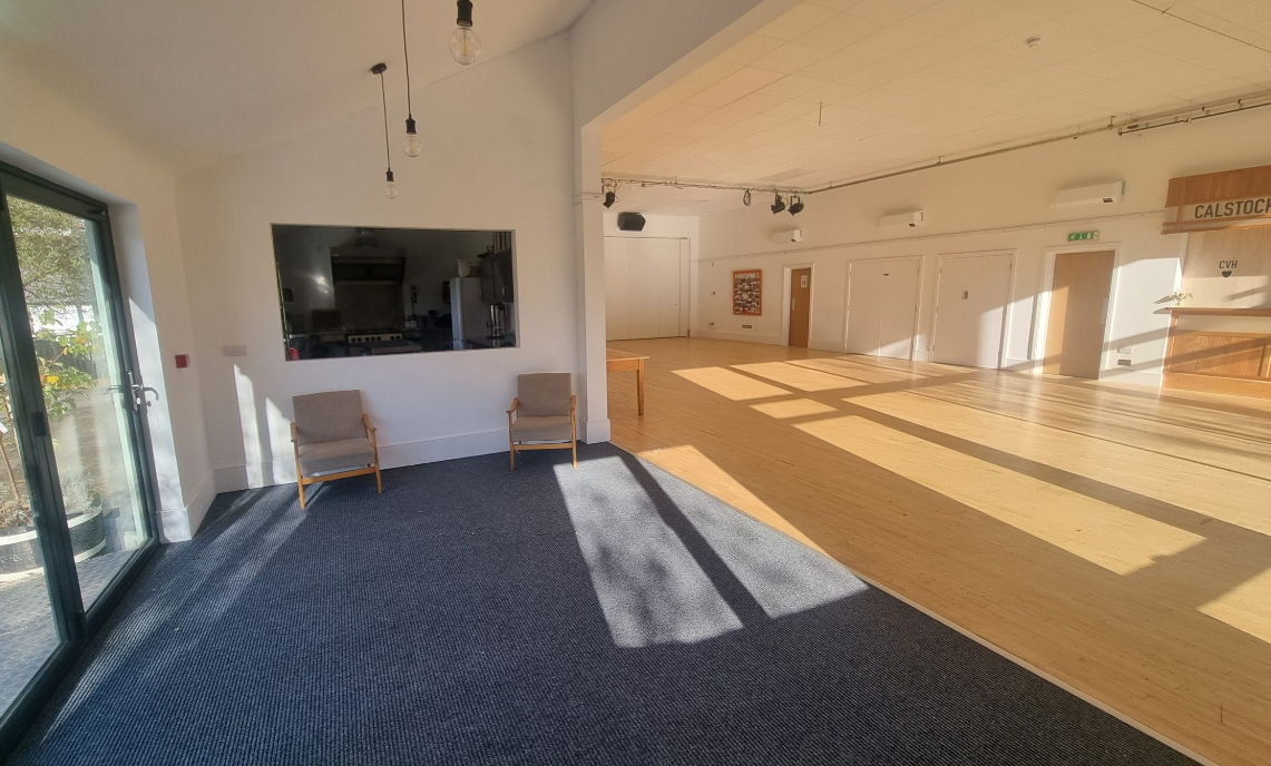 Calstock Village Hall reimagined as part of the Good Growth Fund Community Levelling Up Programme