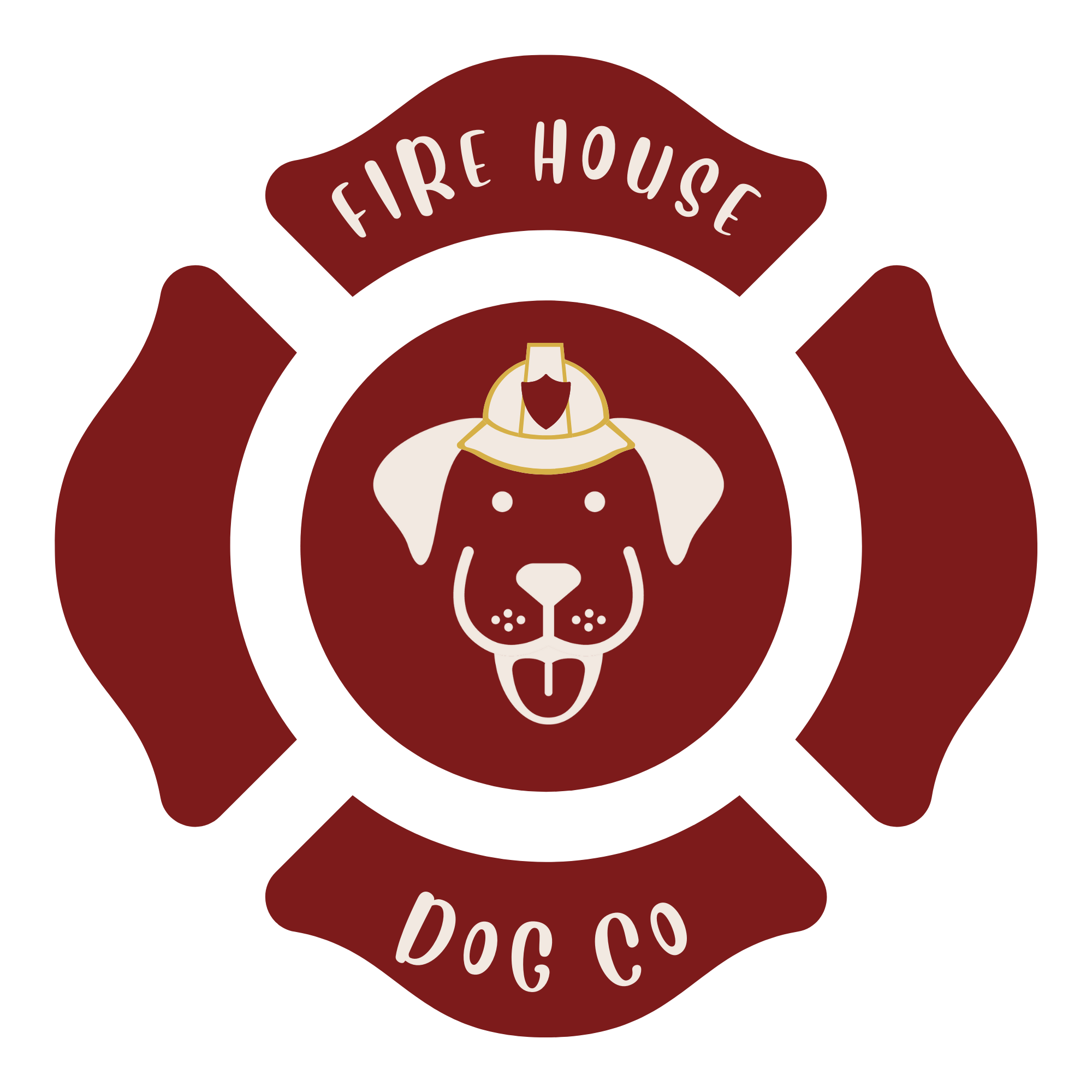 Dog House Fire Station Logo