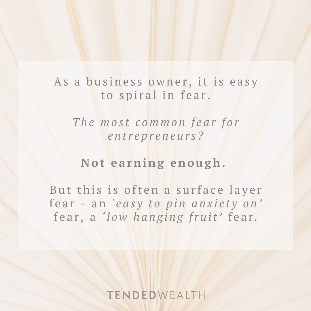 Now I trust.
.
I haven&rsquo;t always trusted. 
.
As a business owner, it is easy to spiral in fear.
.
Fear of *not earning enough* being the most common to entrepreneurs.
.
But this is the surface layer fear - an &lsquo;easy to pin anxiety on&rsquo;