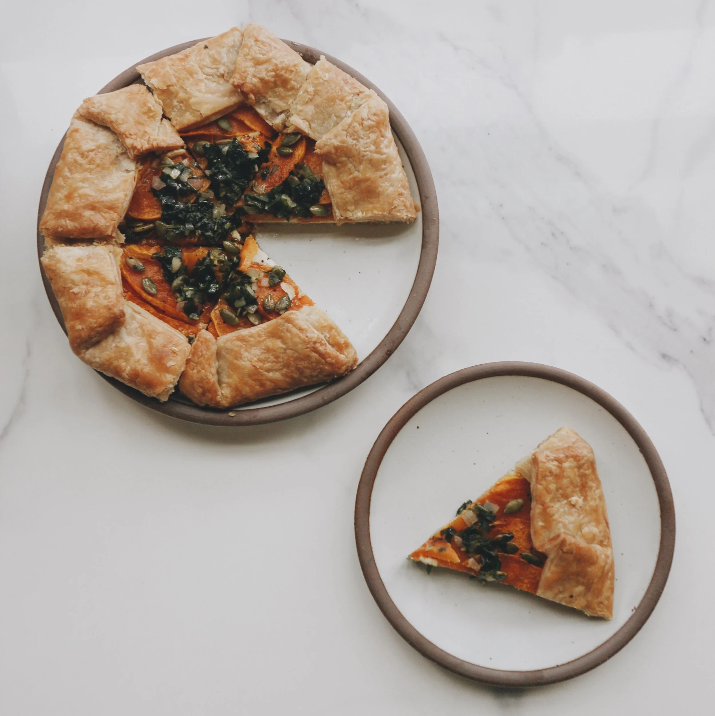 Large Butternut Squash + Goat Cheese Galette