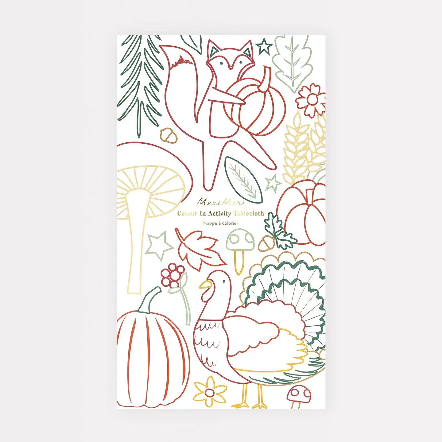 Thanksgiving Color-in Tablecloth