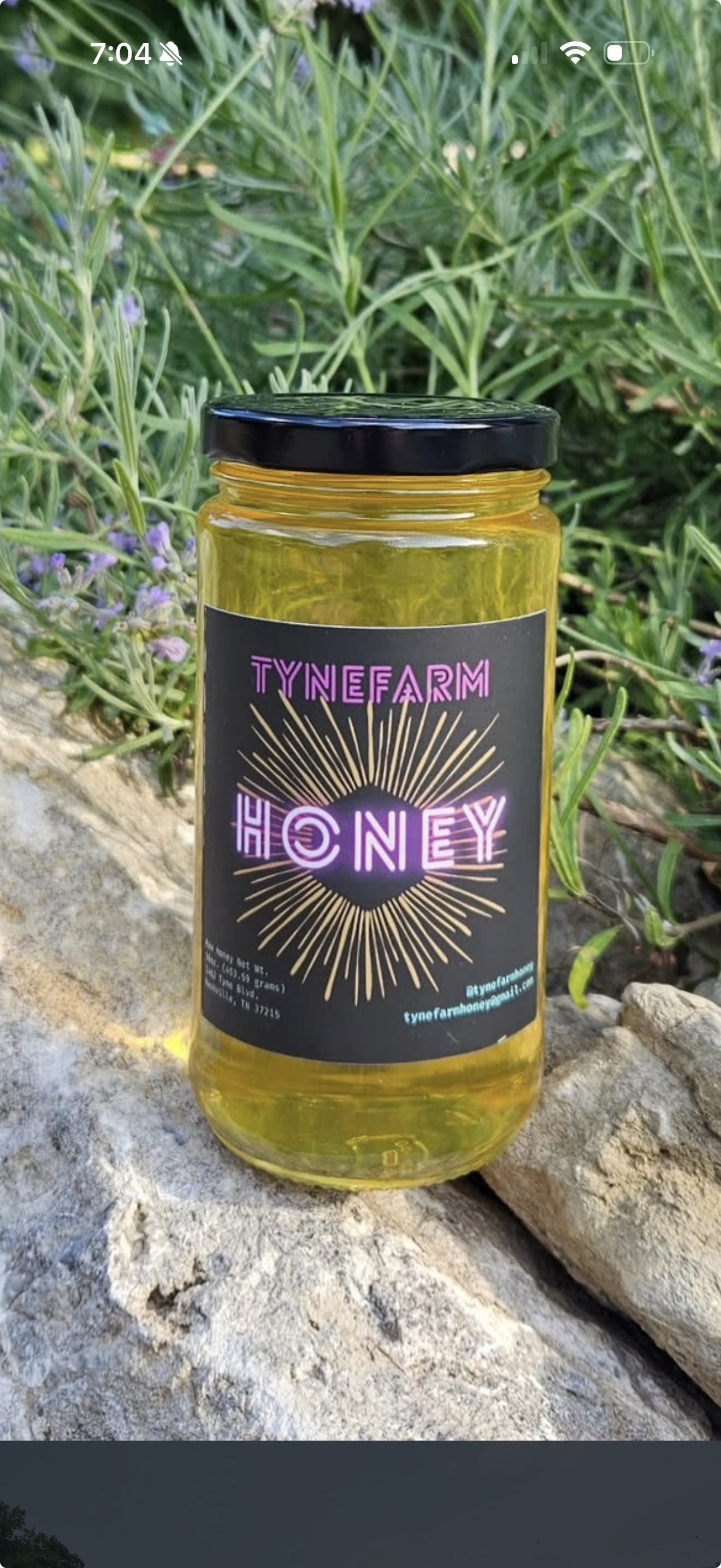 Local Honey from Tyne Farm