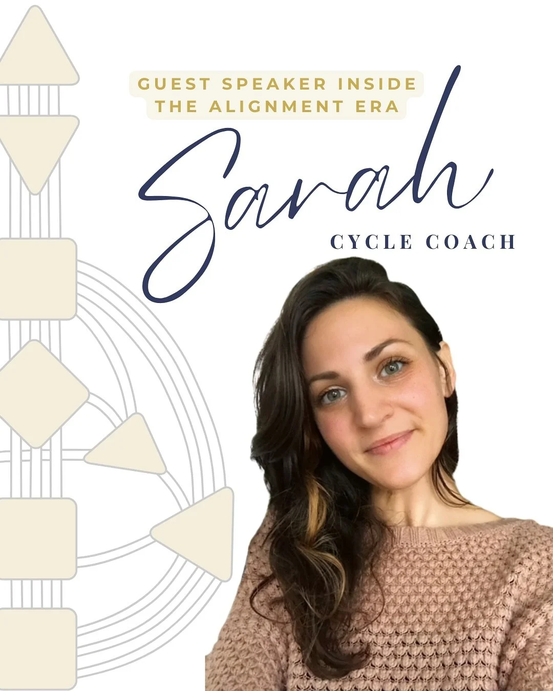 Next week inside The Alignment Era &mdash; Planning by Design, we&rsquo;re welcoming Pop-Up Guest Speaker @sarahekorman ✨🙌

As a Metal-smith Artist and trained Cycle Coach, she guides women to connect creativity, nourishment, and self-trust with the