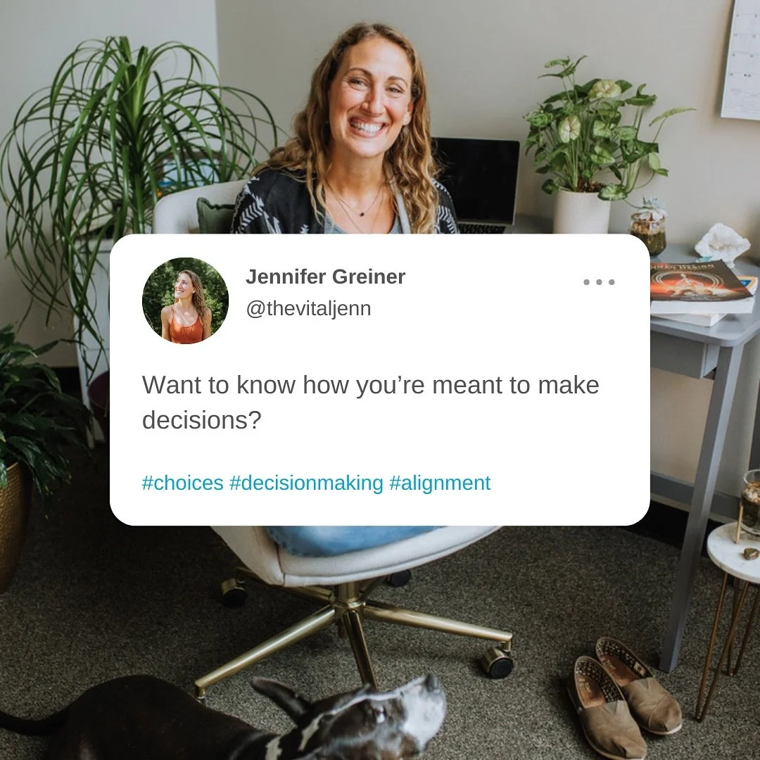 Are you meant to make decisions by listening to your GUT in the moment? 

Or to take your time and sleep on it? 

Or that you need to talk it out? 

A combination of each?

Human Design tells this and so much more!

I love guiding you to your truth t