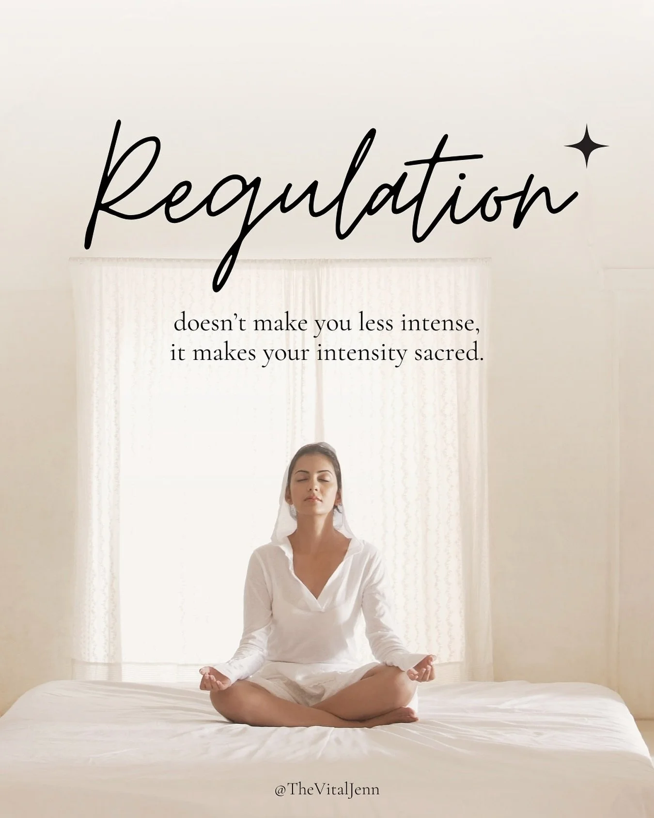 When you hear &ldquo;emotional regulation&rdquo; you may envision a monk sitting still, meditation.

That&rsquo;s what it can feel like on the inside, but doesn&rsquo;t have to look like on the outside.

When you&rsquo;re grounded in your emotions (a