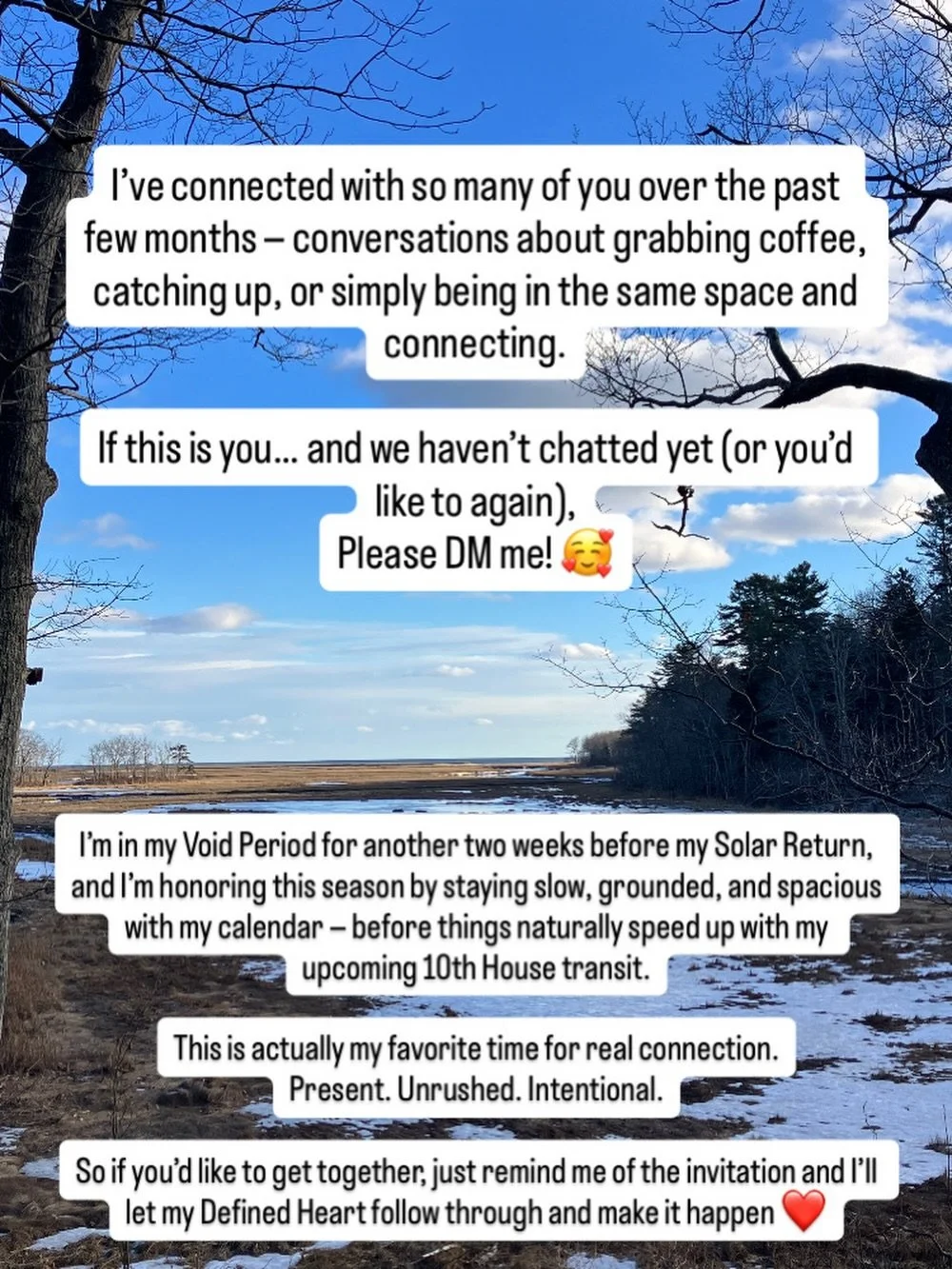 Here&rsquo;s an invitation 💌

May be my favorite time of year for connection and creating new, exciting things to bring to our communities ✨

So let&rsquo;s connect! 🙌