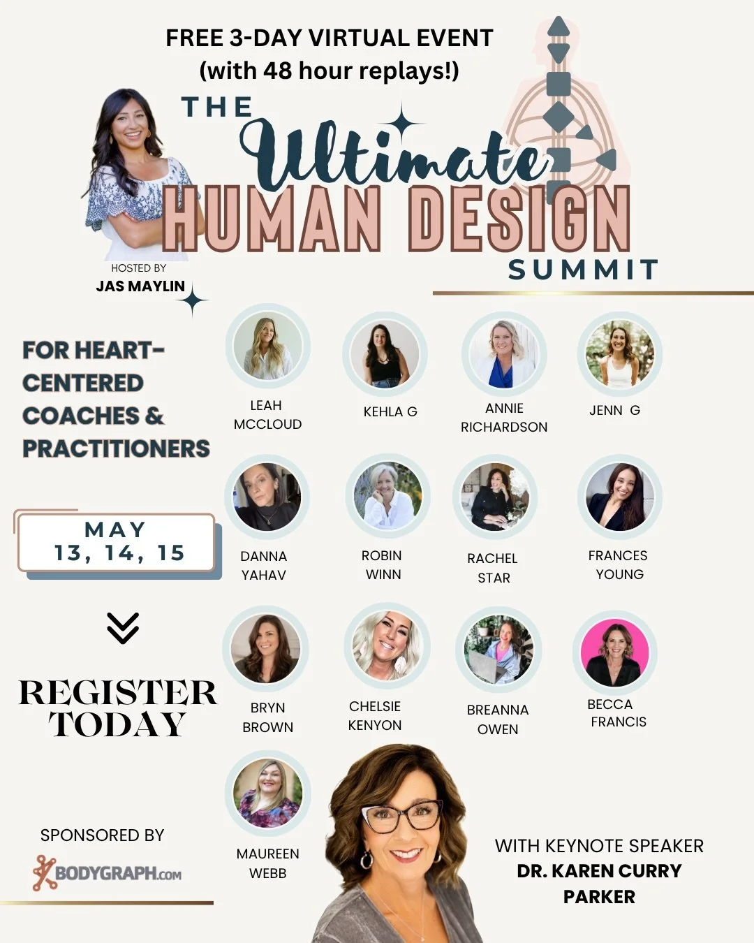 It&rsquo;s almost here!

On Wednesday, @karencurryparkerofficial will be kicking off this amazing 3-day Summit!

I&rsquo;m honored to be next to 14 amazing women, speaking to the power of utilizing Human Design in your life and business. 

Anddddddd 
