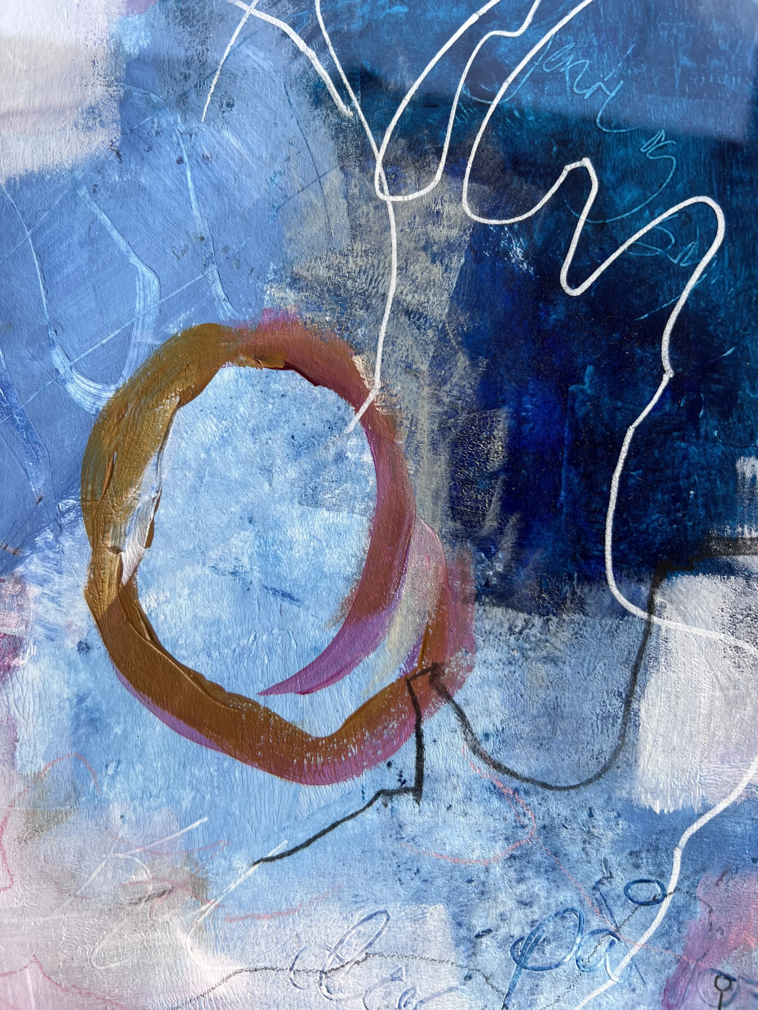 eva årre maleri tankene flyr ... 