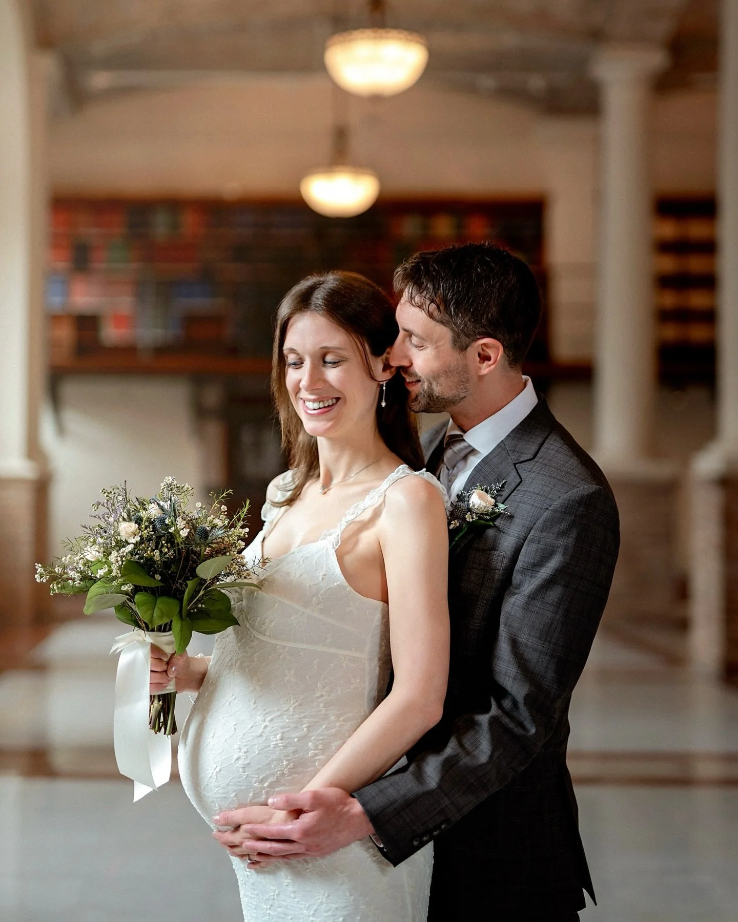 Take a peek at this very special elopement at the Boston Public Library. 

Congratulations, Fiona and Evan. Cheers to love, happiness, and family! 

📚🤍