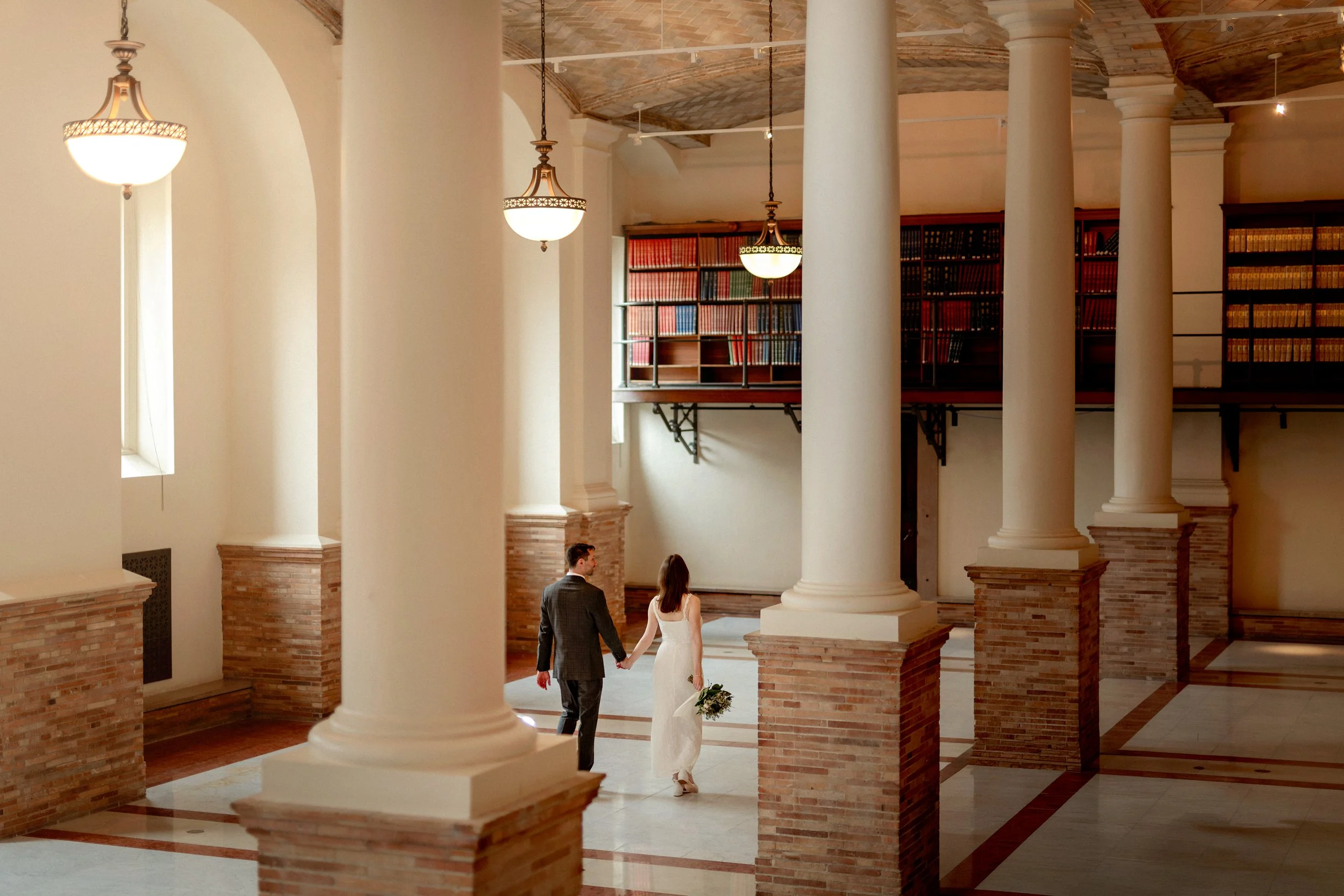 An Elegant Elopement at the Boston Public Library