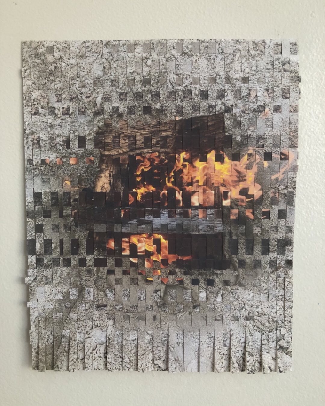 NEW paper weaving &ldquo;Beach Fire&rdquo; 8 1/2&rdquo; x 11&rdquo;
NEW website www.alissaneglia.com check it out&hellip;&hellip;..