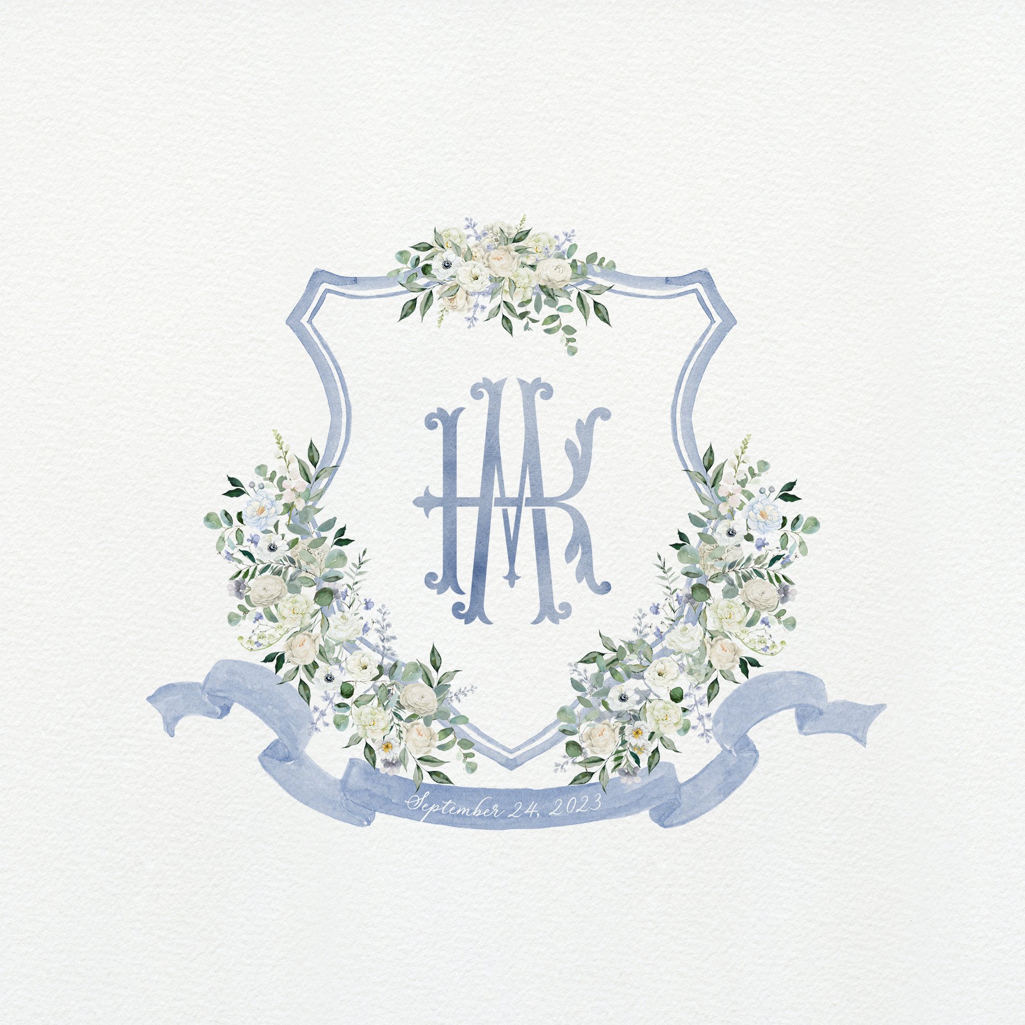 blue and white wedding crest.jpg