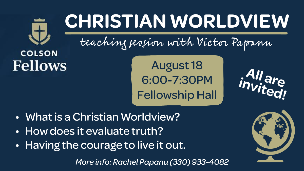 Christian Worldview Teaching Session