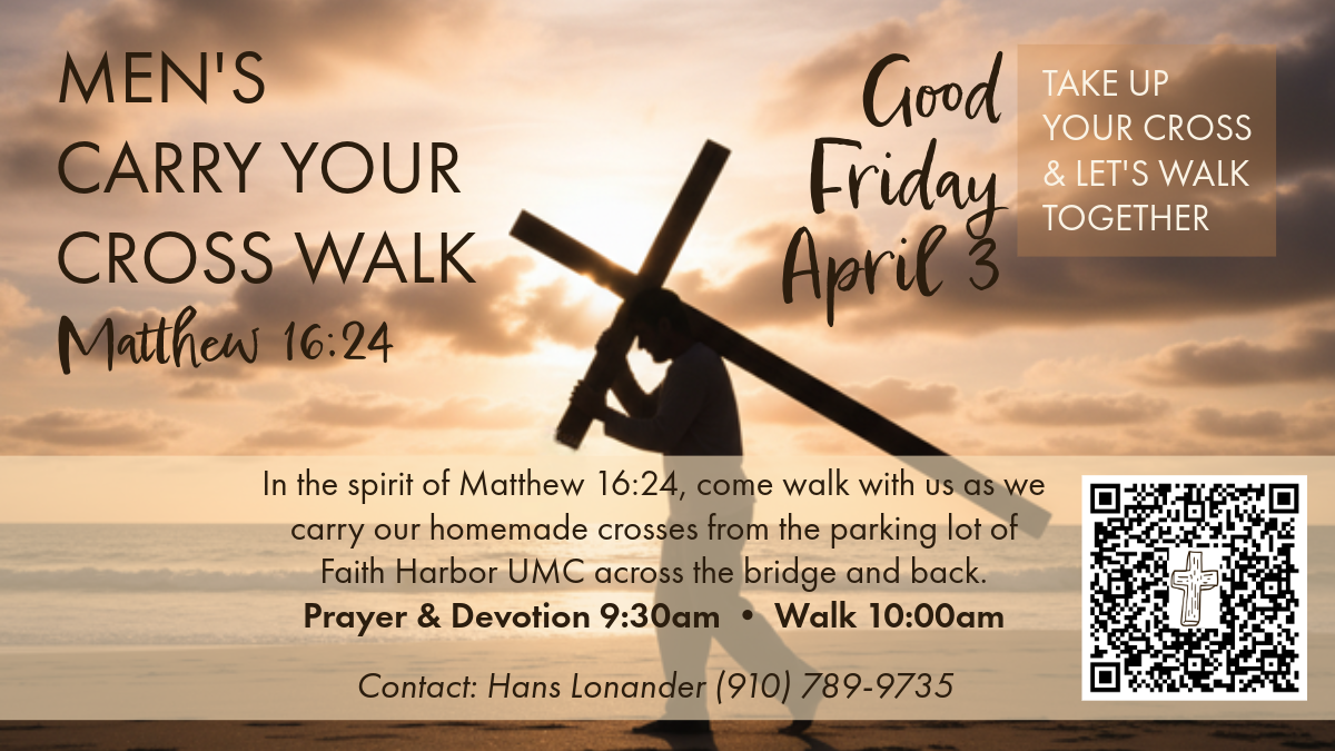 Men's Carry Your Cross Walk