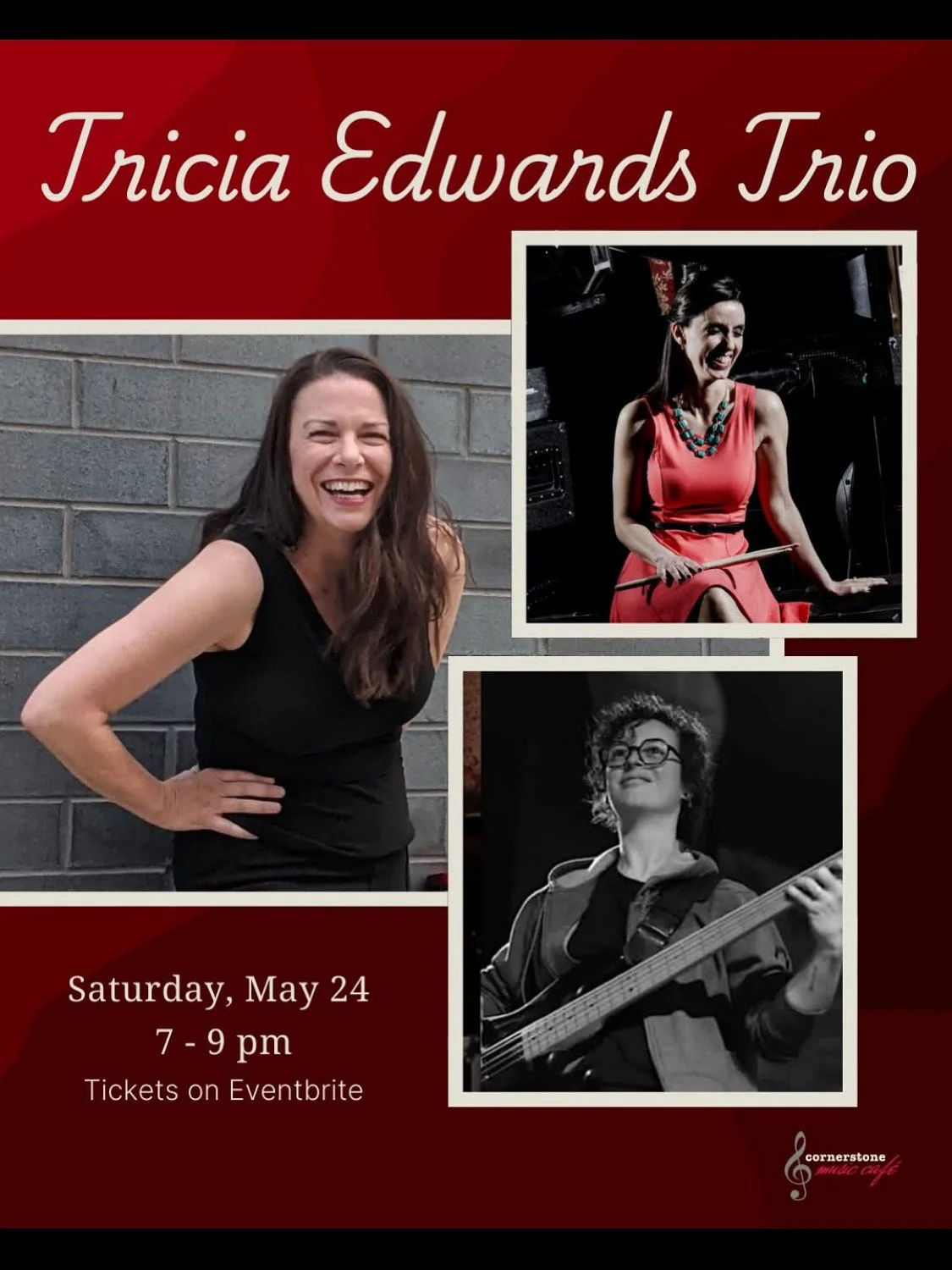 Tricia Edwards Trio at Cornerstone Music Caft