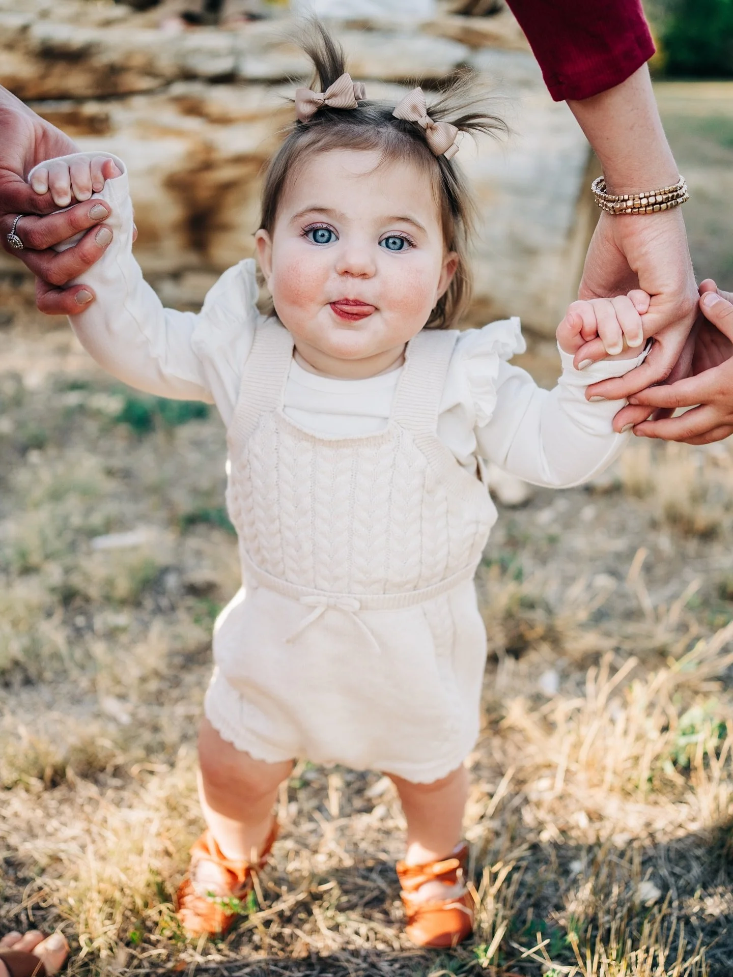 Fall mini sessions will be held in Cherry Hills on 10/5 and 10/26 and they are perfect for catching this fleeting kind of magic.
One minute they are curled in your arms, the next they are testing their balance with the biggest proud smile. These tin