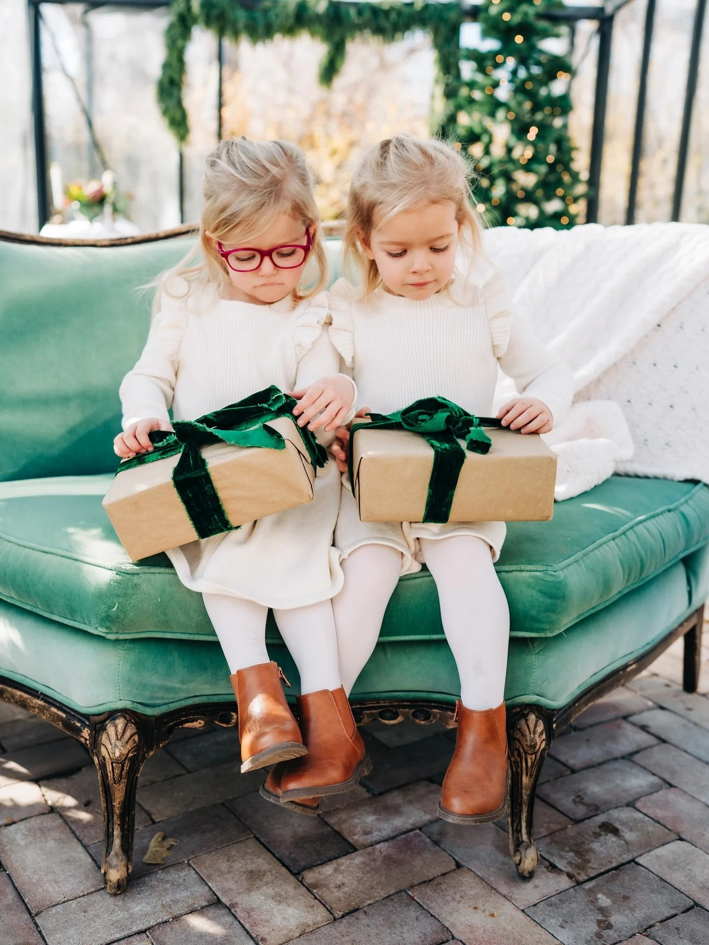 The joy and the giggles of the season all wrapped up right here. Cozy hugs, curious little hands, and that sparkle that only happens this time of year. Holiday sessions like this are pure fun, full of warmth, color, and all the happy chaos that makes