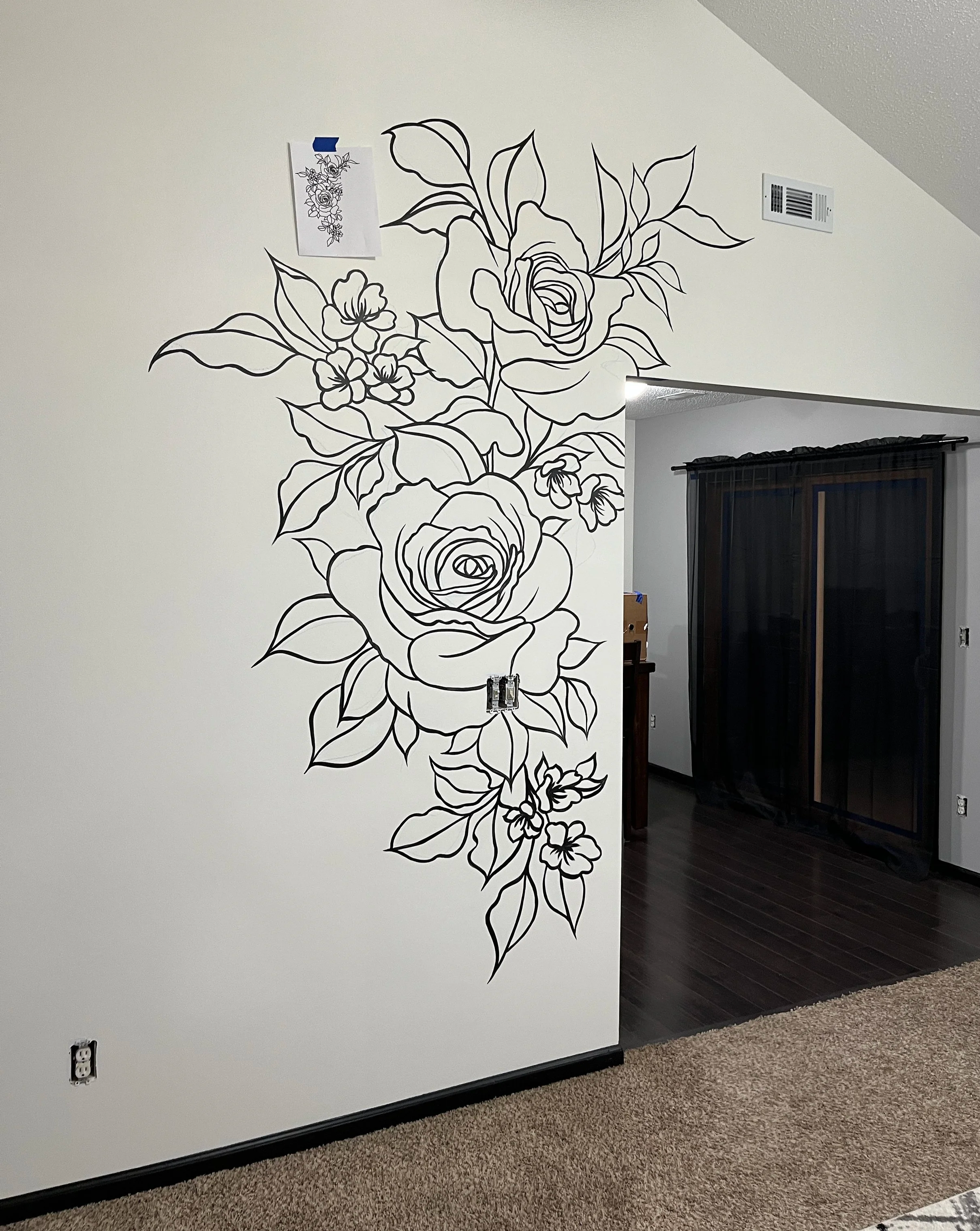Floral Wall Mural