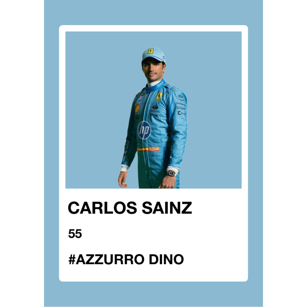 Carlos Sainz 2024 Pantone