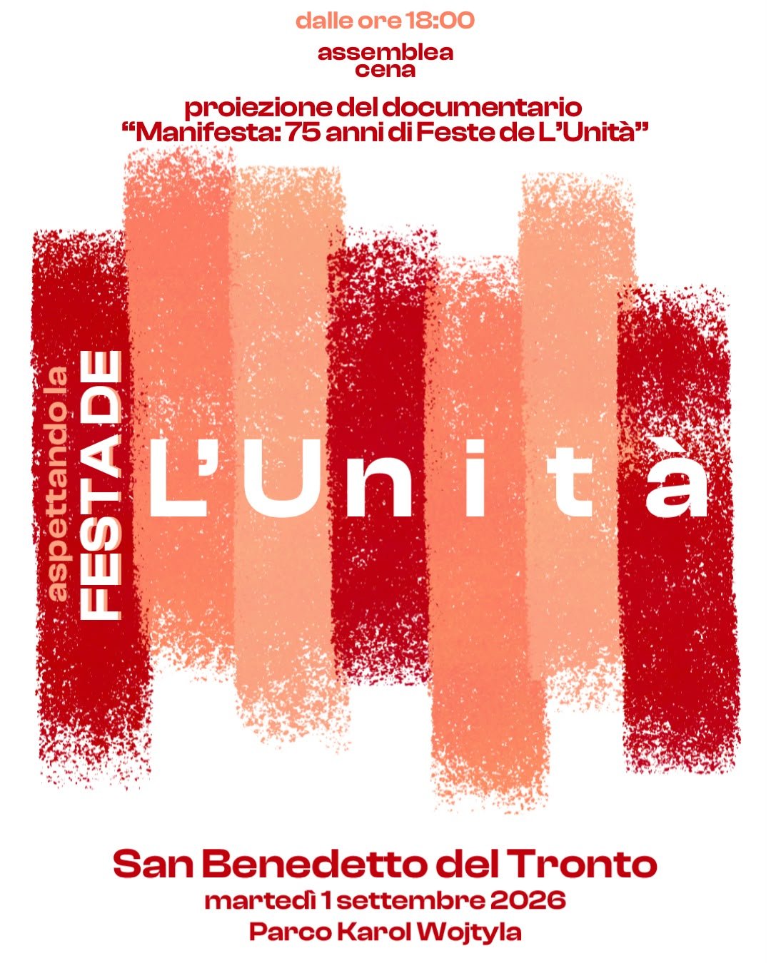 Locandina per i social Evento Pre-Festa e Proiezione cinematografica