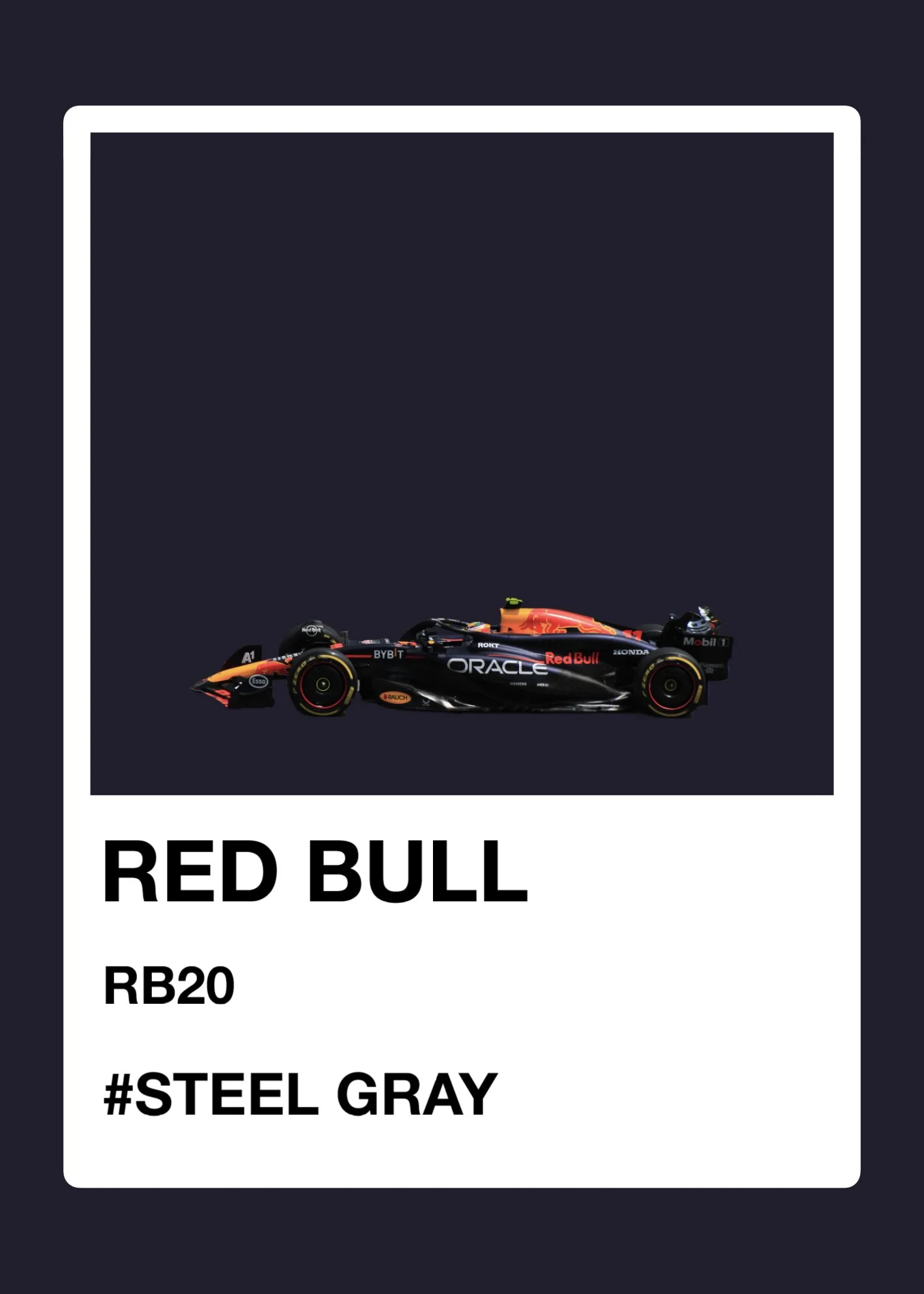 Red Bull 2024 Pantone