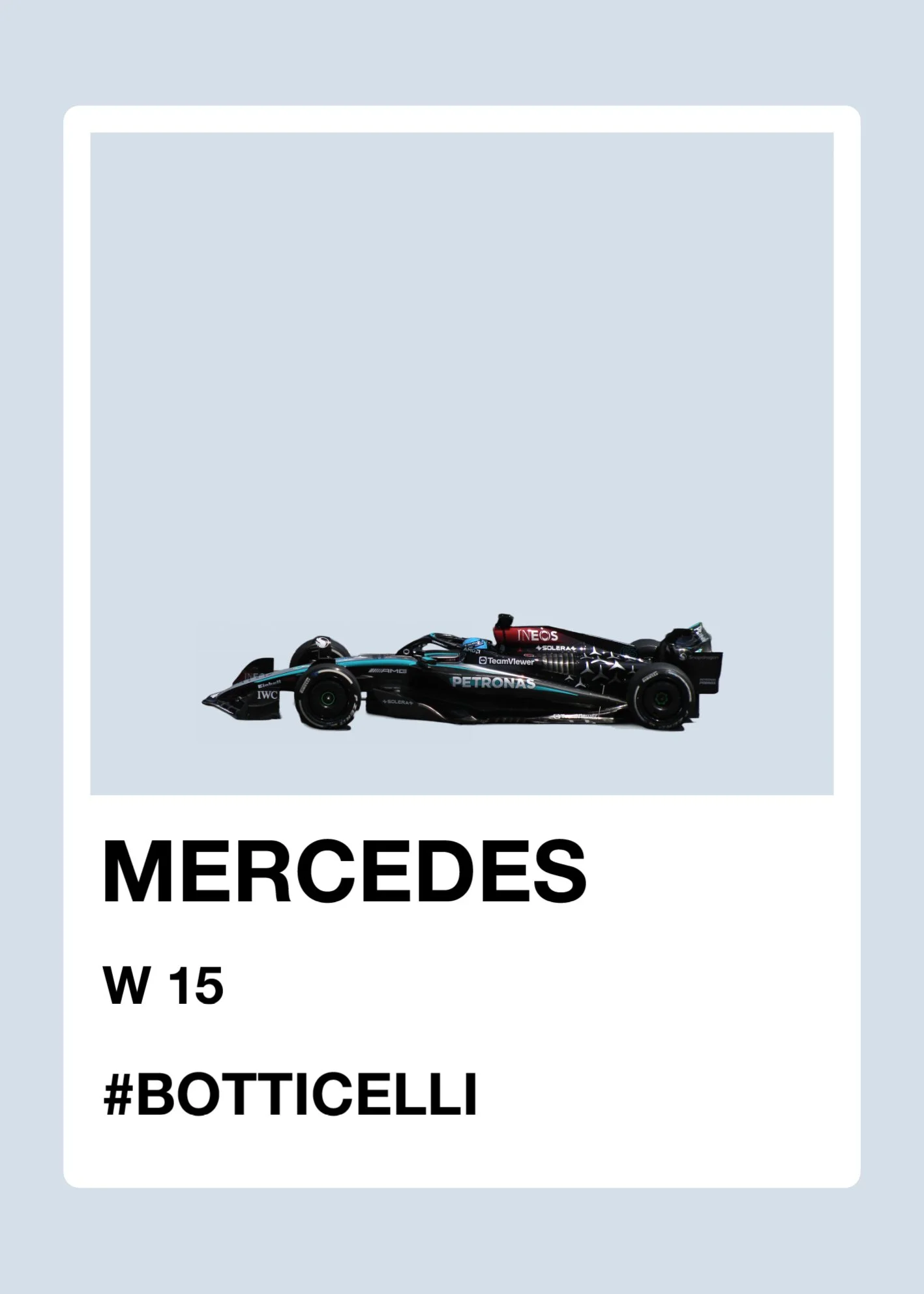 Mercedes 2024 Pantone