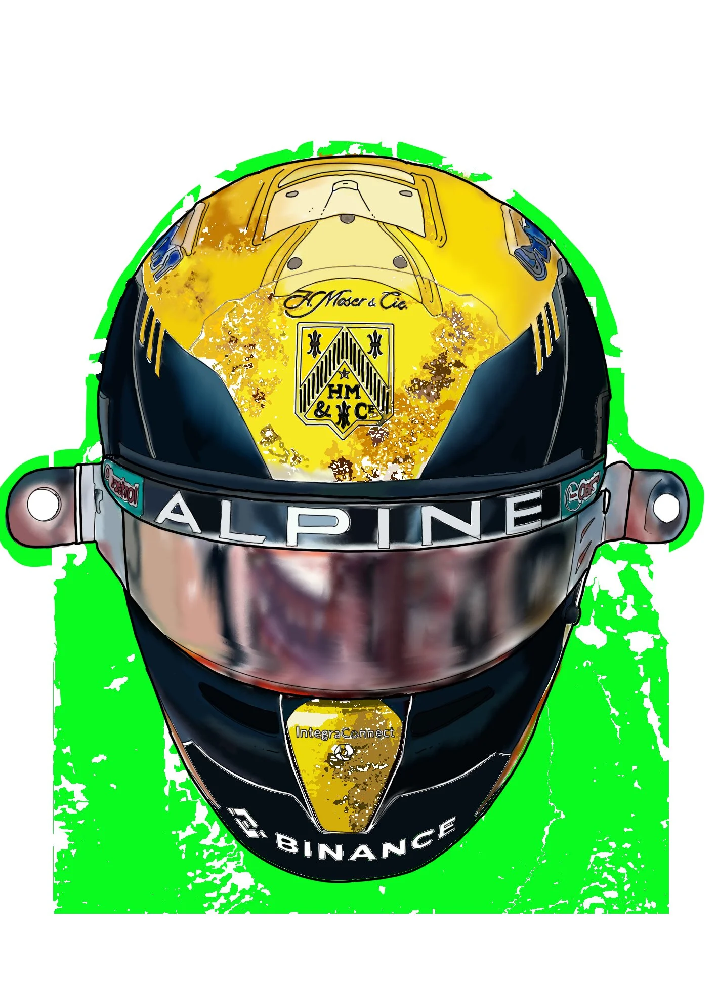 Pierre Gasly 2024 Helmet- SPA GP