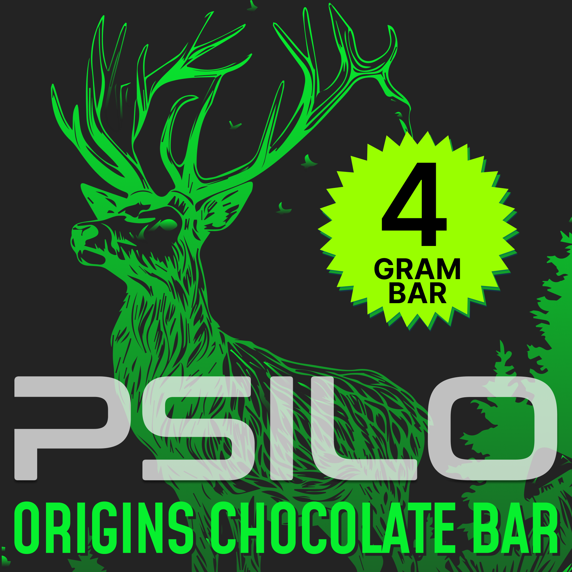 $40: PSILO “Origins” 4Gram  Chocolate Bar