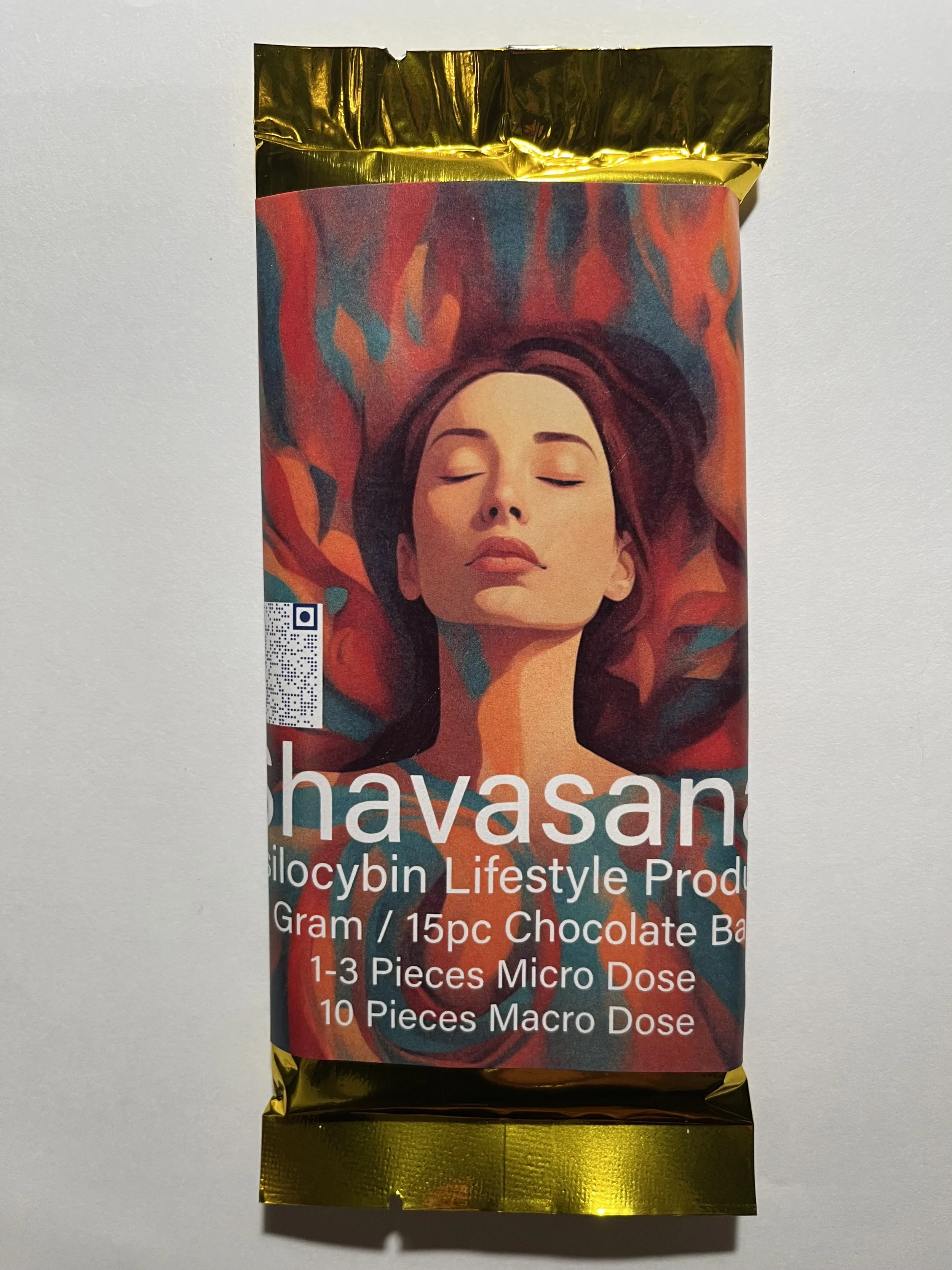 $35: Savasana 4 Gram Chocolate Bar - Call/Text To Order