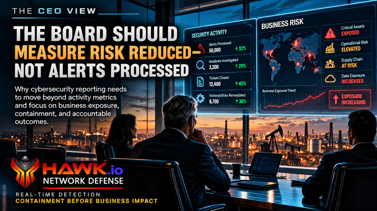 Cybersecurity Board Reporting: Measure Risk Reduction, Not Alerts