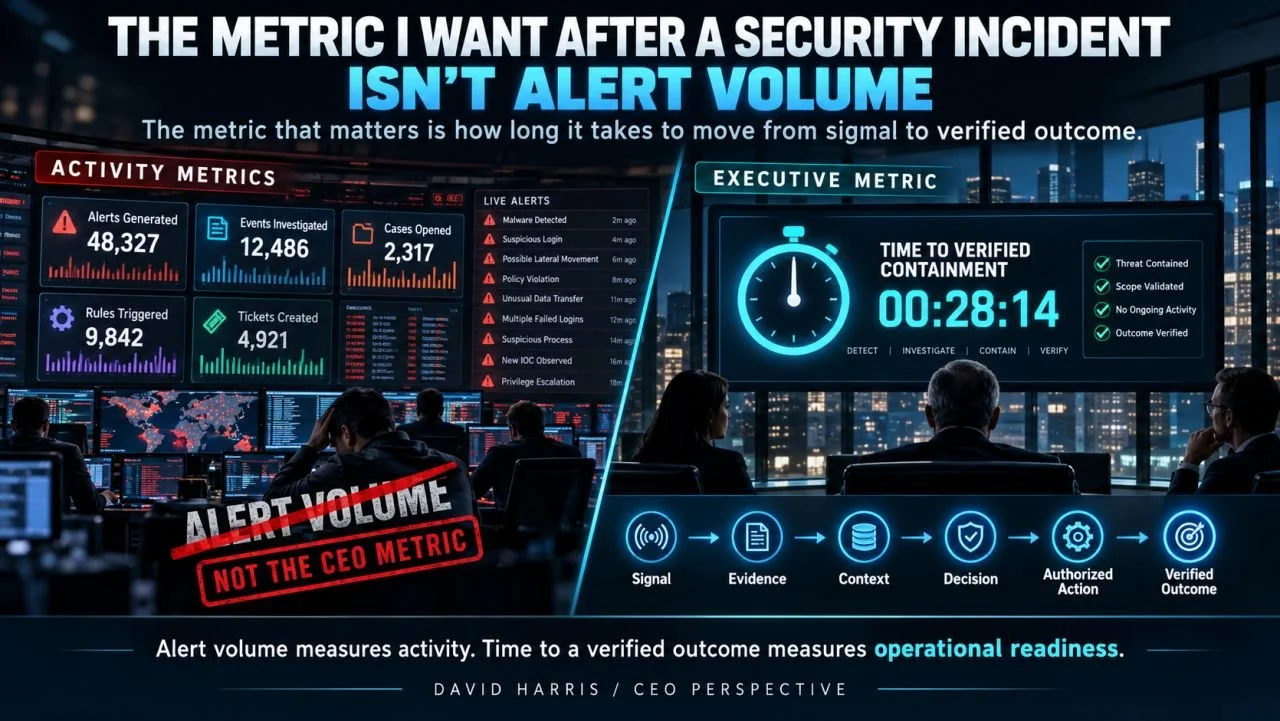 Incident Response Metrics: Measure Time to Verified Outcome