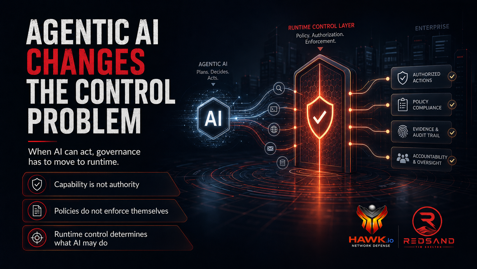 Agentic AI Changes the Control Problem