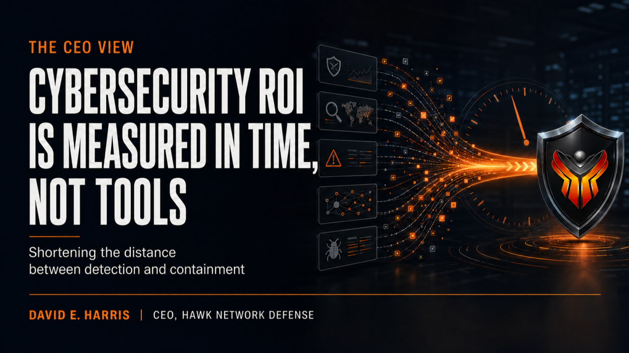 Cybersecurity ROI Is Measured in Time, Not Tools