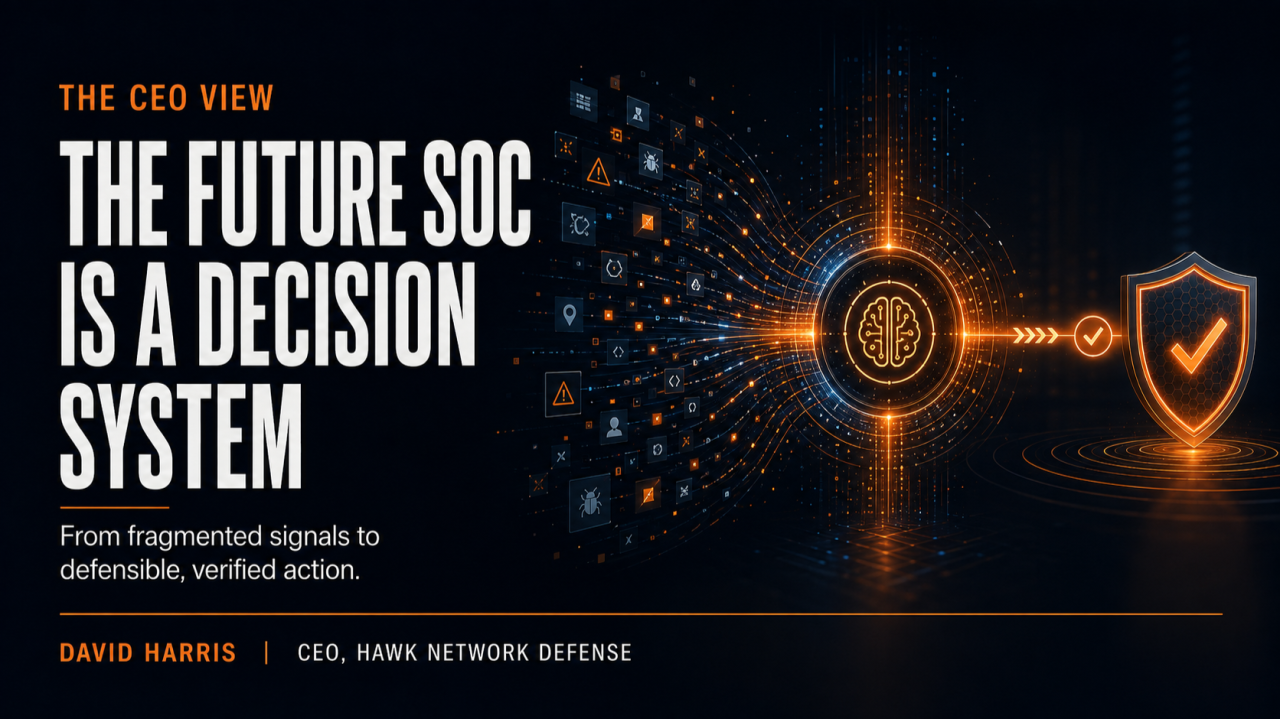 The Future SOC Is a Decision System