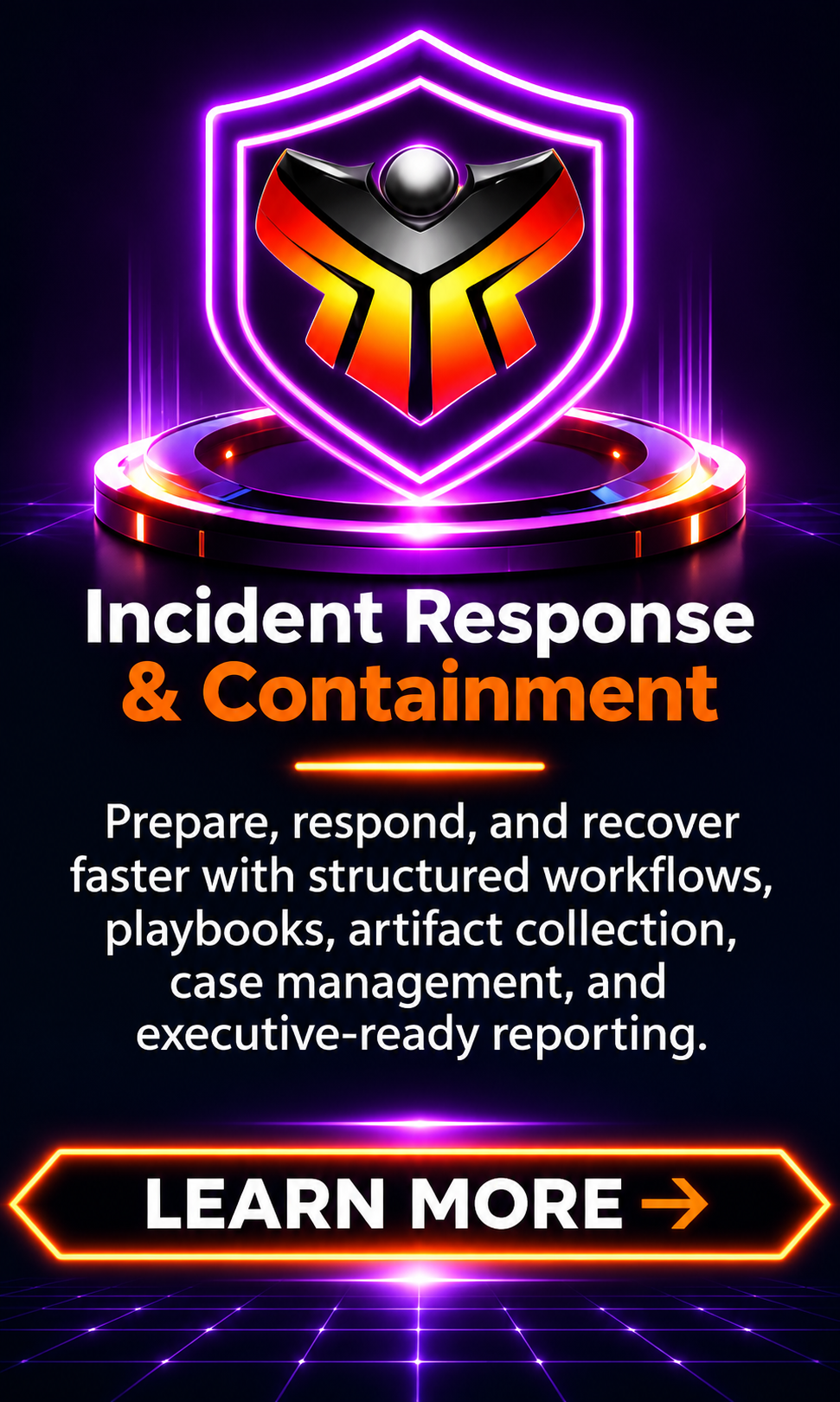 Explore HAWK Incident Response and Containment for structured response workflows, security playbooks, evidence collection, and incident reporting.