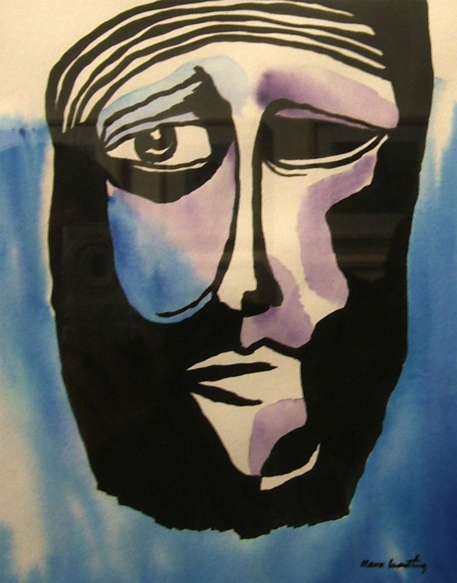 "Him" | Watercolor | 8.5" x 11"
