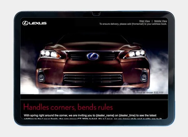 Lexus Direct Email