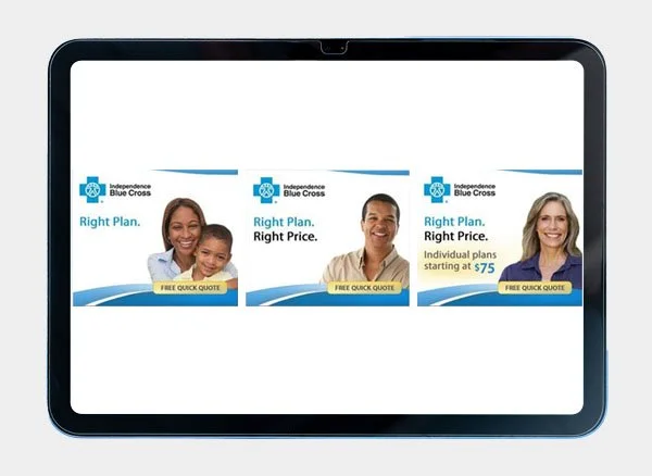 Independence Blue Cross Banners Animation 