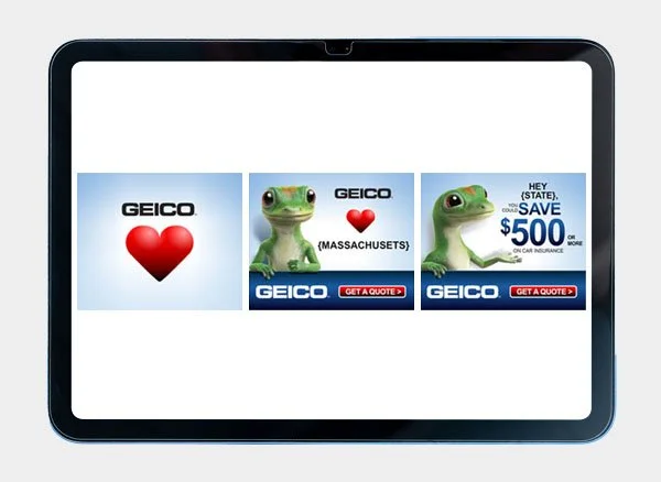 Geico Banners Animation 
