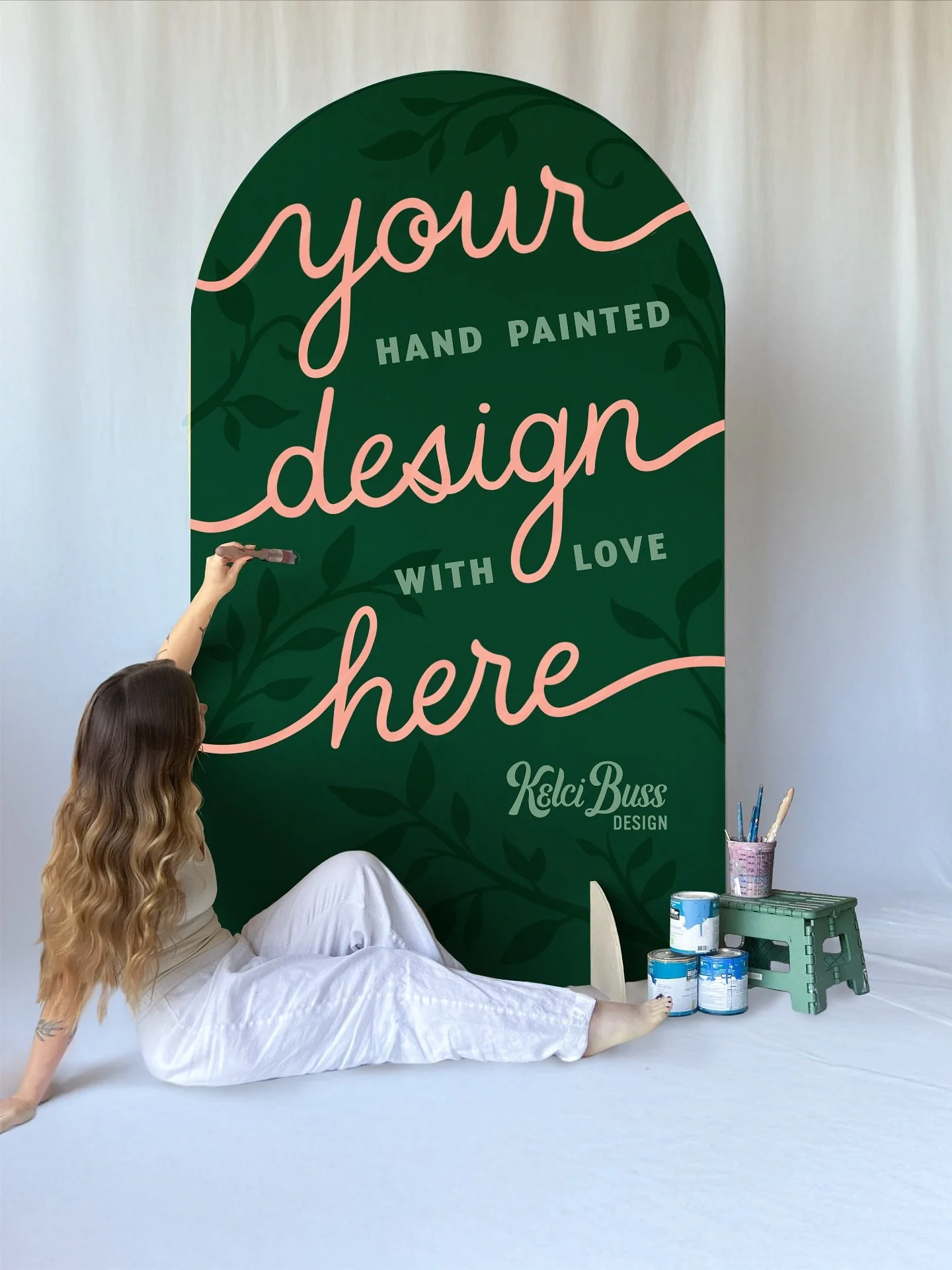 ✨New Service Alert!✨

Now offering this custom hand painted backdrop as a combined rental and design service. I&rsquo;ve been dreaming of portable murals... and now this backdrop brings the mural to the party, wherever it is.

I worked with @jellercr