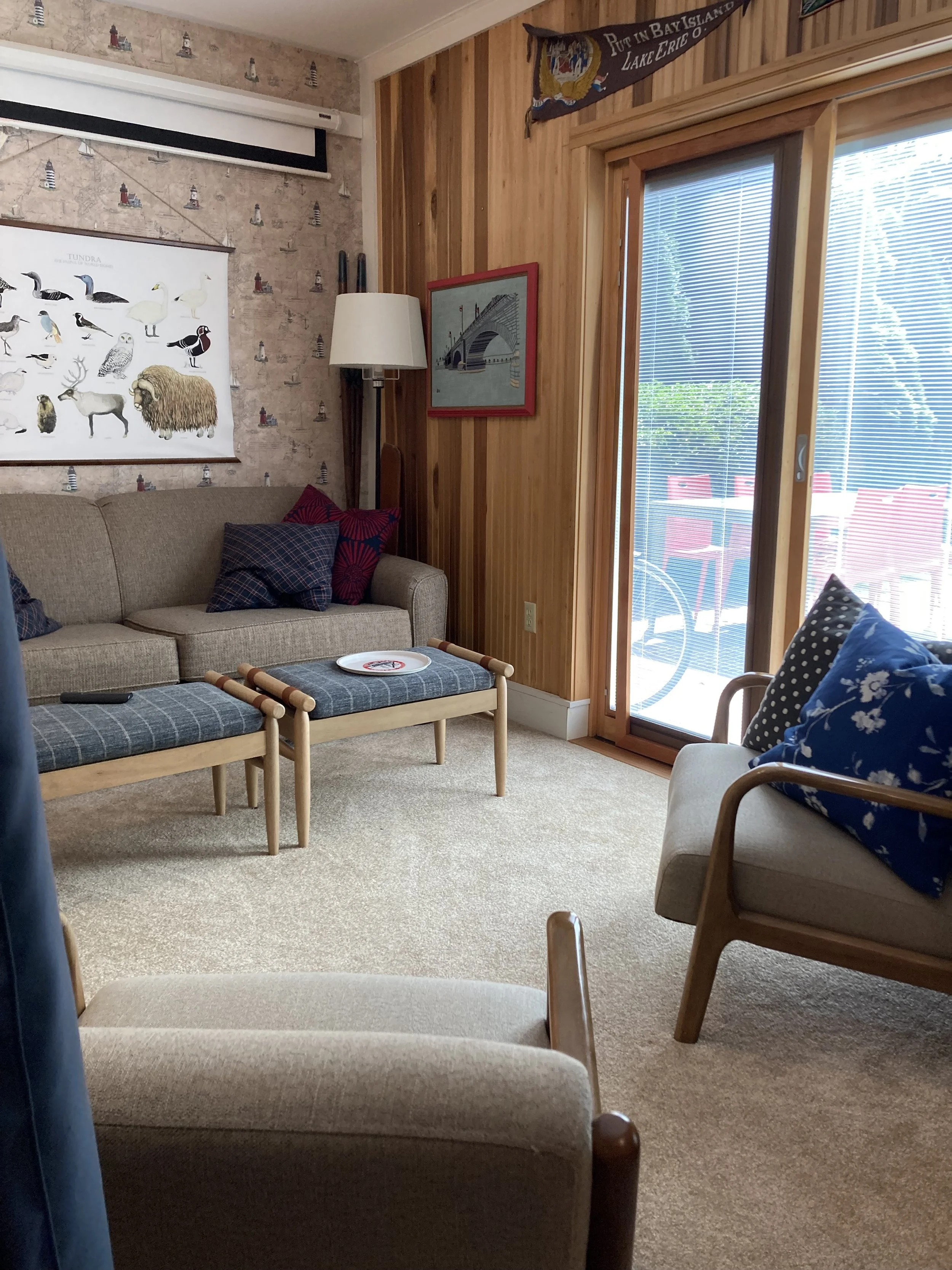 1st Floor Living Room Area Fold-out Sofa