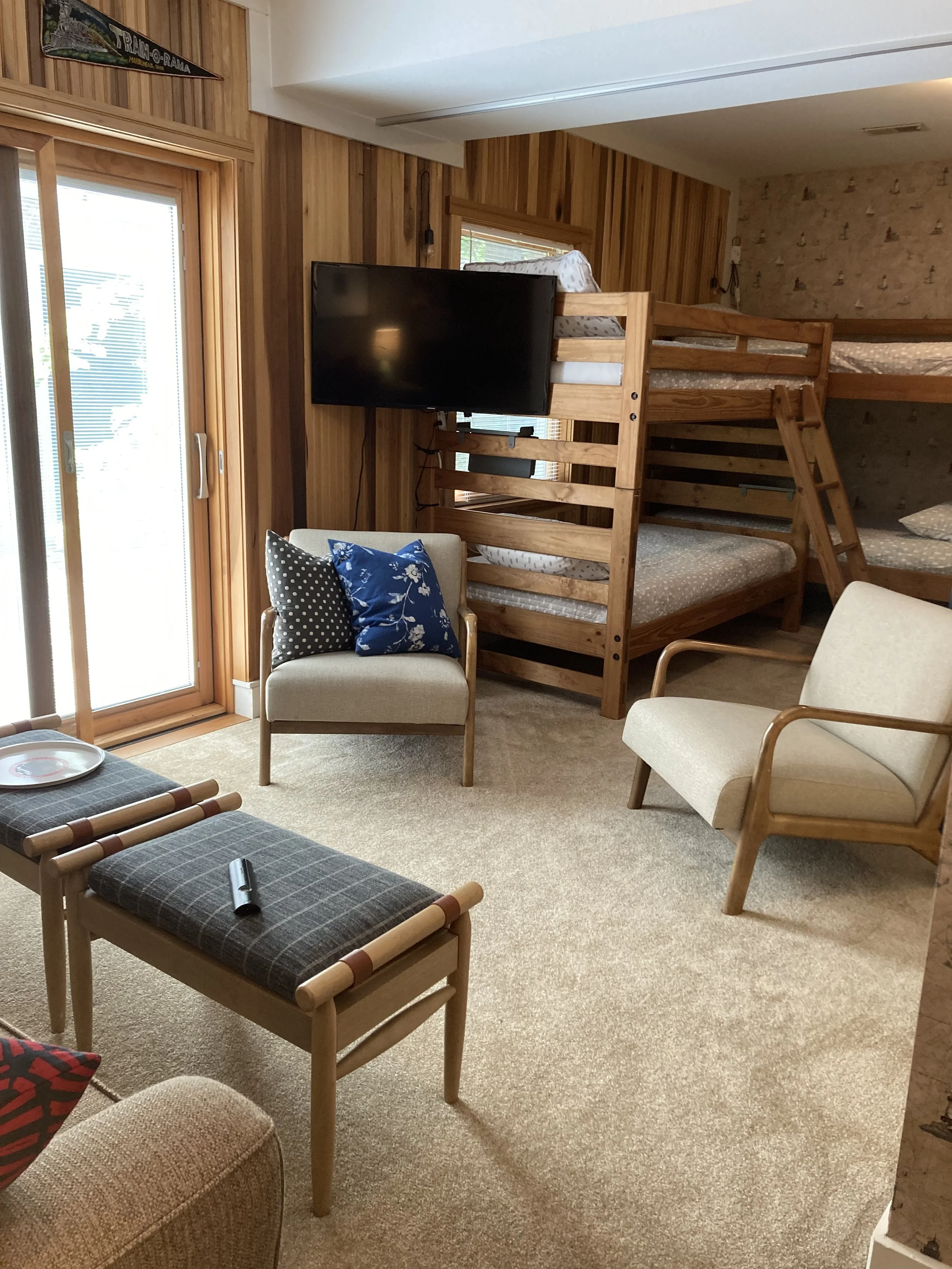 1st Floor Living Room & Bunkroom