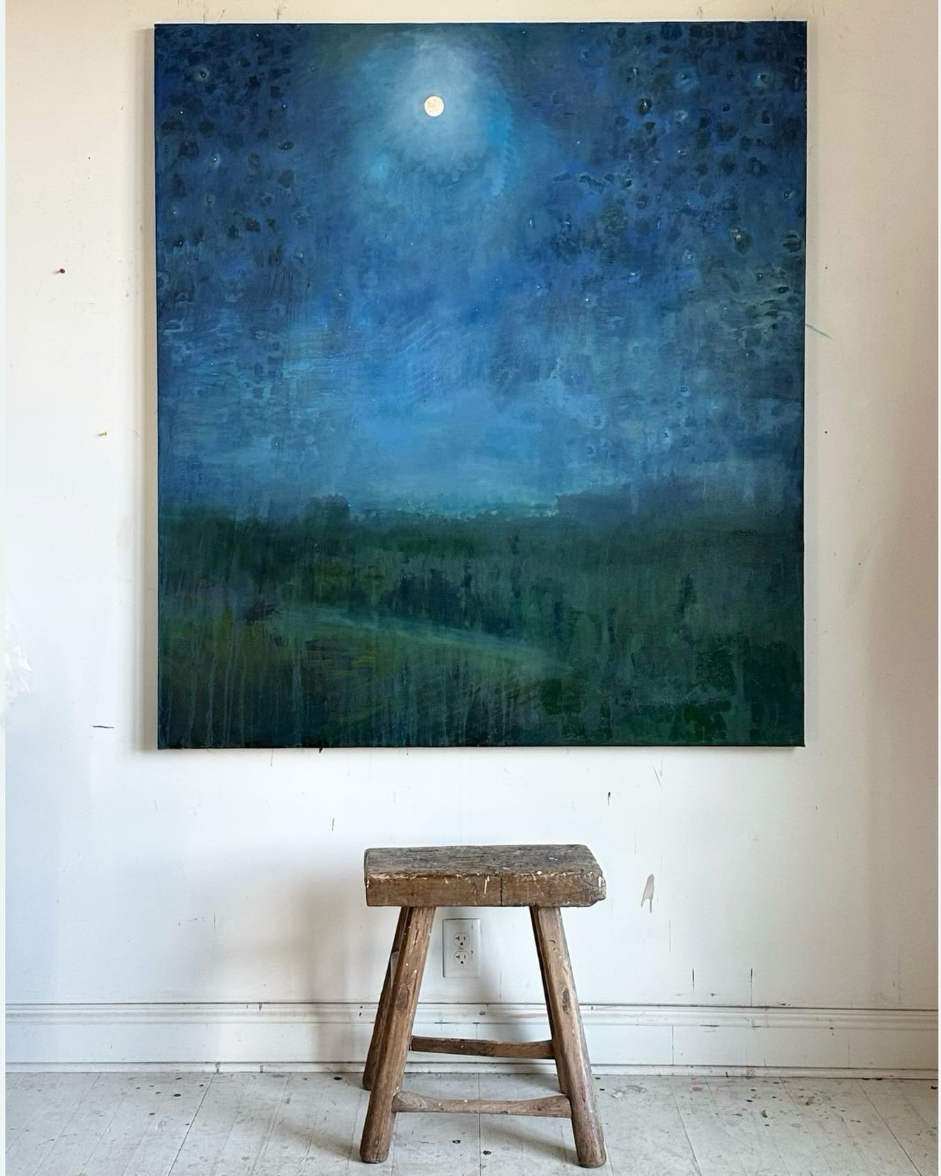 TRICK OF THE EYE / 54x60 / 2025 

#nightpainting #nocturne #abstraction