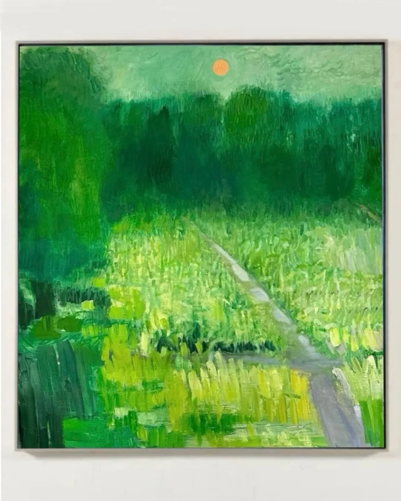 Following / 45x50&rdquo; / oil on canvas 2026