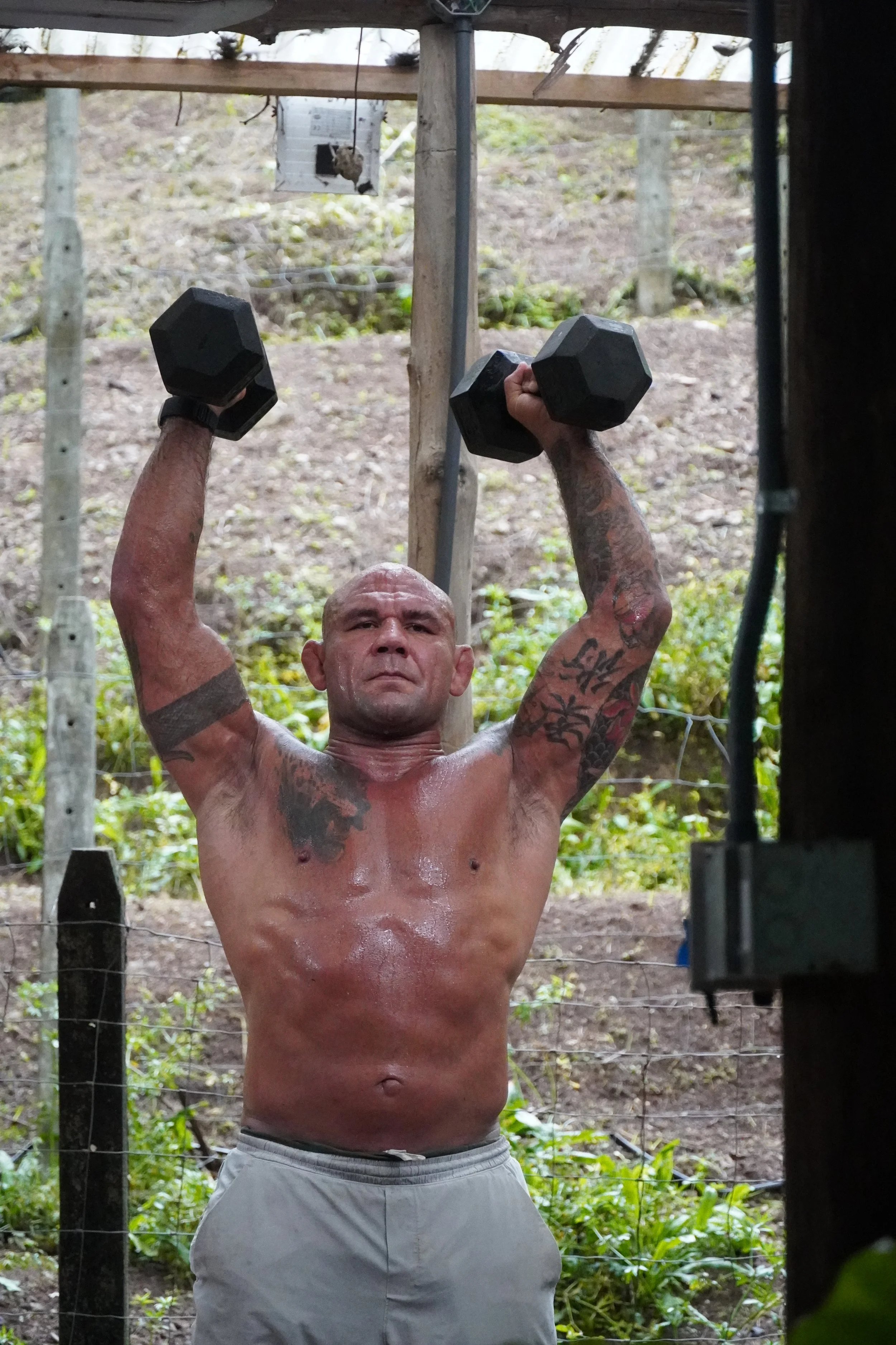 Roberto Cyborg Abreu Training at Jungles Edge Gym
