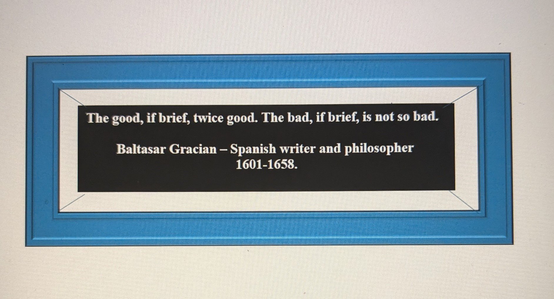 On Brevity of Speech and Writing.
