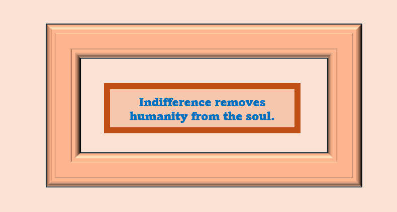 No Indifference