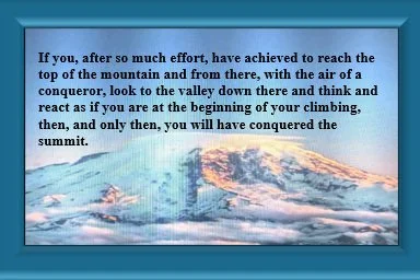 At The Top of the Mountain