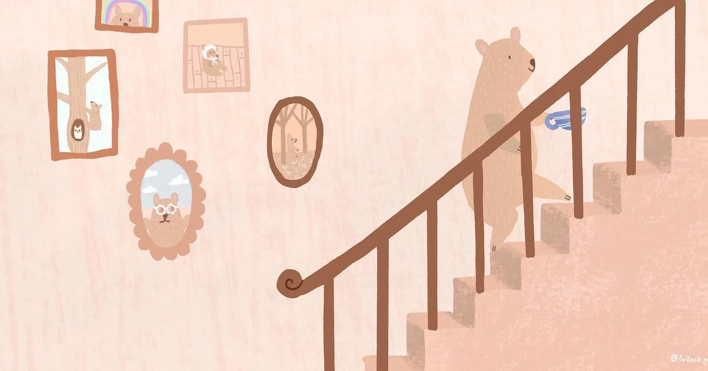 Cuppa tea time 💕

What name would you give this bear?

- Sollest x 

#scbwi #kidlitart #kidlit #bear #story #cupoftea #tasmania #australia #lutruwita #tasmanianillustrator #australianillustrator